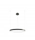 Rio Integrated LED Ring Pendant Ceiling Light Black 4000K 5520lm-1