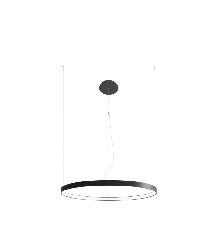 Rio Integrated LED Ring Pendant Ceiling Light Black 4000K 5520lm-1