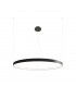 Rio Integrated LED Ring Pendant Ceiling Light Black 4000K 7820lm-1