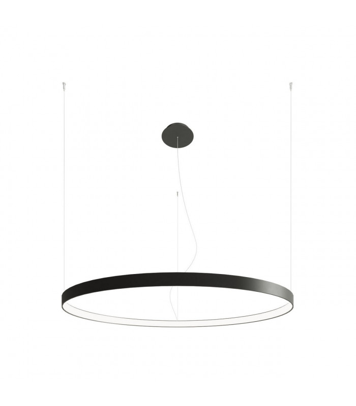 Rio Integrated LED Ring Pendant Ceiling Light Black 4000K 7820lm-1