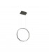 Rio Integrated LED Circle Pendant Ceiling Light Black 4000K 3870lm-1