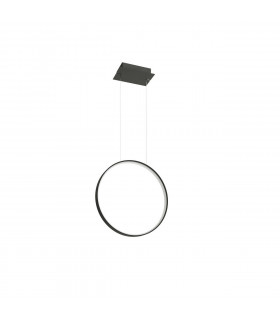 Rio Integrated LED Circle Pendant Ceiling Light Black 4000K 3870lm-1