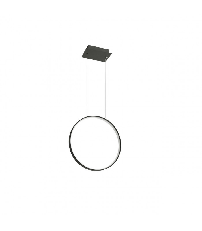 Rio Integrated LED Circle Pendant Ceiling Light Black 4000K 3870lm-1