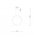 Rio Integrated LED Circle Pendant Ceiling Light White 3000K 5520lm-2