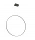 Rio Integrated LED Circle Pendant Ceiling Light Black 4000K 7820lm-1