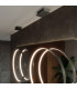 Rio Integrated LED Circle Pendant Ceiling Light Black 4000K 7820lm-6