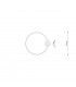 Rio Integrated LED LED Semi Flush Light White 3000K 3870lm-3