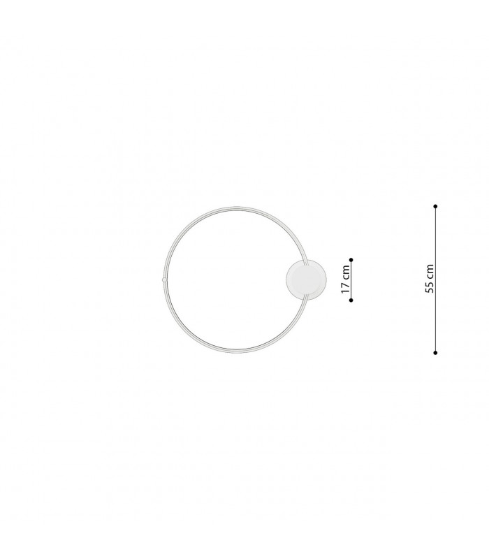Rio Integrated LED LED Semi Flush Light White 3000K 3870lm-3