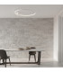 Rio Integrated LED LED Semi Flush Light White 3000K 3870lm-4