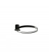 Rio Integrated LED LED Semi Flush Light Black 3000K 3870lm-1
