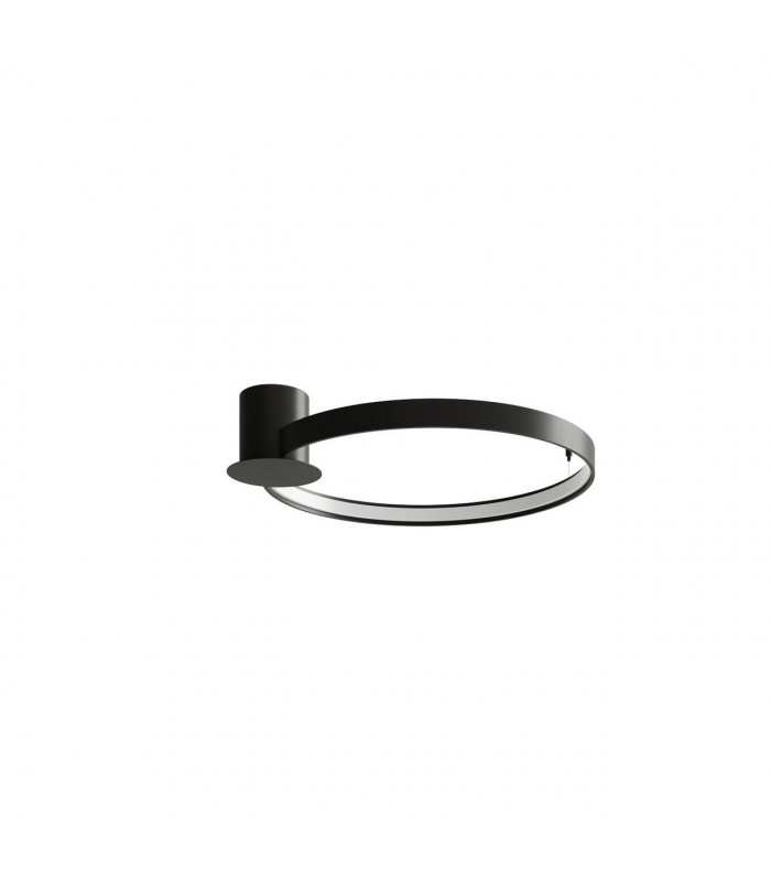 Rio Integrated LED LED Semi Flush Light Black 3000K 3870lm-1