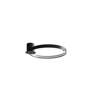 Rio Integrated LED LED Semi Flush Light Black 4000K 3870lm-1
