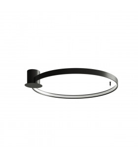 Rio Integrated LED LED Semi Flush Light Black 3000K 5520lm-1
