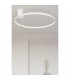 Rio Integrated LED LED Semi Flush Light White 4000K 5520lm-6