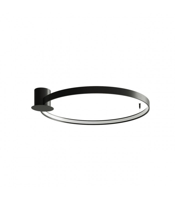 Rio Integrated LED LED Semi Flush Light Black 4000K 5520lm-1