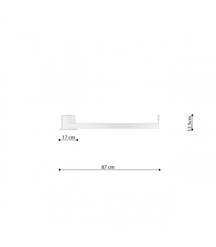 Rio Integrated LED LED Semi Flush Light Black 4000K 5520lm-2