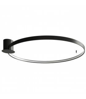 Rio Integrated LED LED Semi Flush Light Black 3000K 7820lm-1
