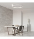 Rio Integrated LED LED Semi Flush Light White 4000K 7820lm-5