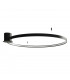 Rio Integrated LED LED Semi Flush Light Black 4000K 7820lm-1