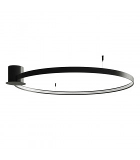 Rio Integrated LED LED Semi Flush Light Black 4000K 7820lm-1