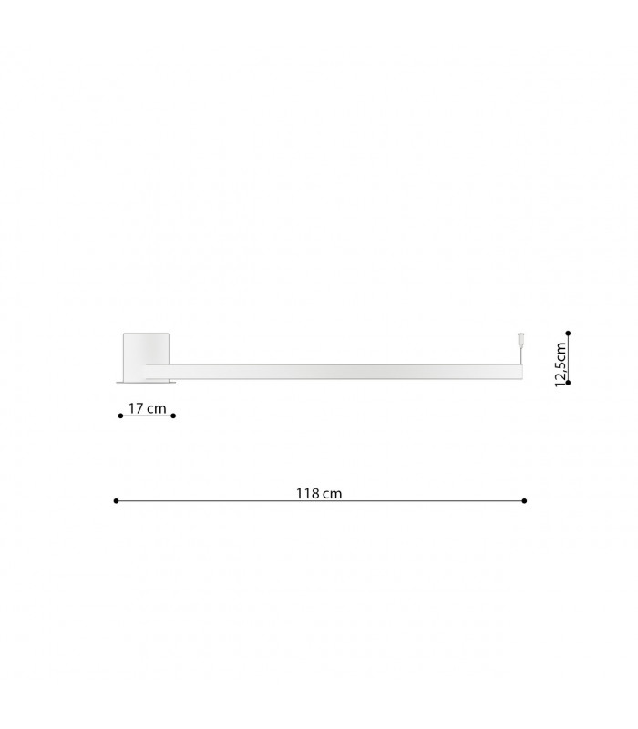Rio Integrated LED LED Semi Flush Light Black 4000K 7820lm-2