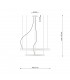 Rio Integrated LED Pendant Ceiling Light Black 3000K 9390lm-2