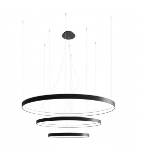 Rio Integrated LED Pendant Ceiling Light Black 3000K 17210lm-1