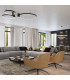 Rio Integrated LED Pendant Ceiling Light Black 3000K 17210lm-4