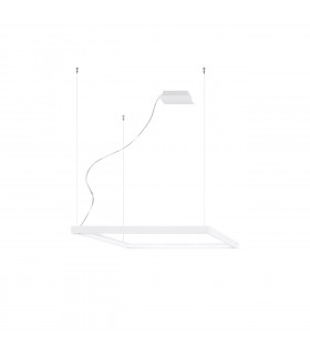 Nelya Integrated LED Square Pendant Ceiling Light White 3000K 5757lm-1