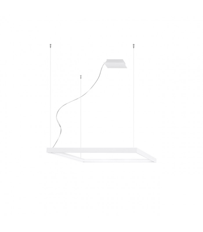 Nelya Integrated LED Square Pendant Ceiling Light White 4000K 5757lm-1
