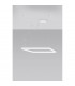 Nelya Integrated LED Square Pendant Ceiling Light White 4000K 5757lm-2