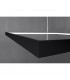 Nelya Integrated LED Square Pendant Ceiling Light Black 4000K 5757lm-5