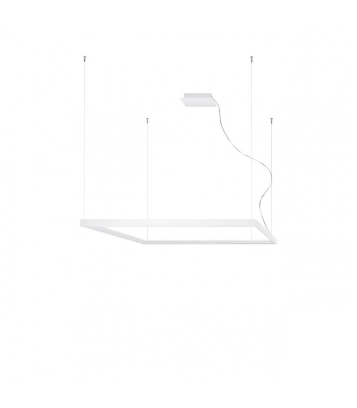 Nelya Integrated LED Square Pendant Ceiling Light White 3000K 8096lm-1