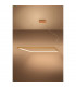 Nelya Integrated LED Square Pendant Ceiling Light Gold 3000K 8096lm-3