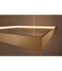 Nelya Integrated LED Square Pendant Ceiling Light Gold 3000K 8096lm-5