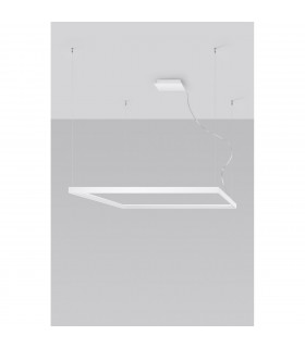 Nelya Integrated LED Square Pendant Ceiling Light White 4000K 8096lm-2