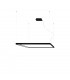 Nelya Integrated LED Square Pendant Ceiling Light Black 4000K 8096lm-1
