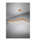 Nelya Integrated LED Square Pendant Ceiling Light Gold 4000K 8096lm-4
