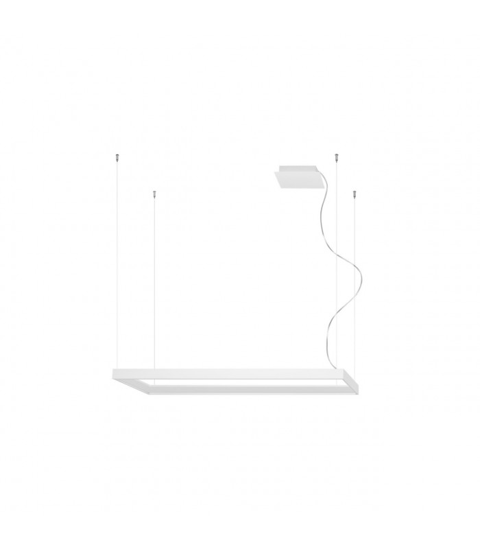 Tuula Integrated LED Rectangle Pendant Ceiling Light White 3000K 5757lm-1