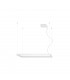 Tuula Integrated LED Rectangle Pendant Ceiling Light White 4000K 5757lm-1