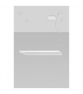 Tuula Integrated LED Rectangle Pendant Ceiling Light White 4000K 5757lm-2