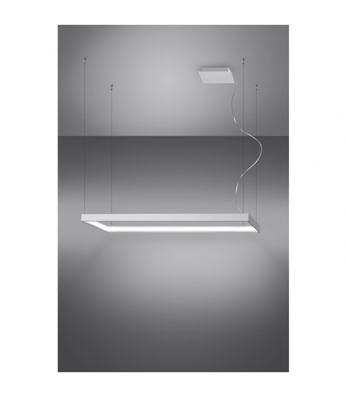 Tuula Integrated LED Rectangle Pendant Ceiling Light White 4000K 5757lm-3