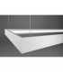 Tuula Integrated LED Rectangle Pendant Ceiling Light White 4000K 5757lm-6