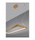 Tuula Integrated LED Rectangle Pendant Ceiling Light Gold 4000K 5757lm-4