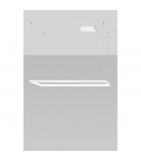 Tuula Integrated LED Rectangle Pendant Ceiling Light White 3000K 5751lm-2