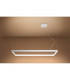 Tuula Integrated LED Rectangle Pendant Ceiling Light White 3000K 5751lm-4