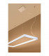 Tuula Integrated LED Rectangle Pendant Ceiling Light White 3000K 5751lm-5