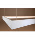 Tuula Integrated LED Rectangle Pendant Ceiling Light White 3000K 5751lm-6