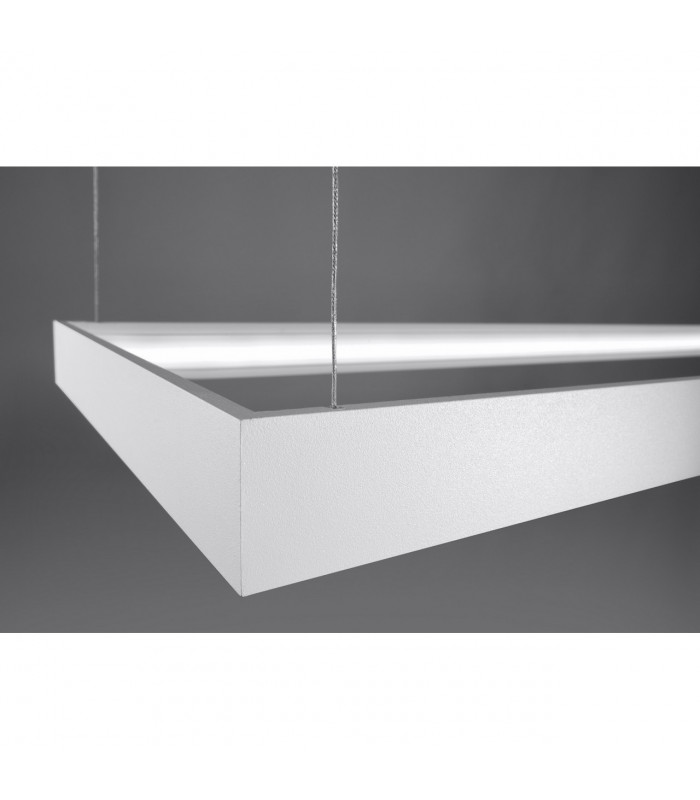 Tuula Integrated LED Rectangle Pendant Ceiling Light White 4000K 8096lm-6
