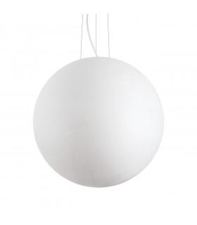 Carta Globe Pendant Ceiling Light White
